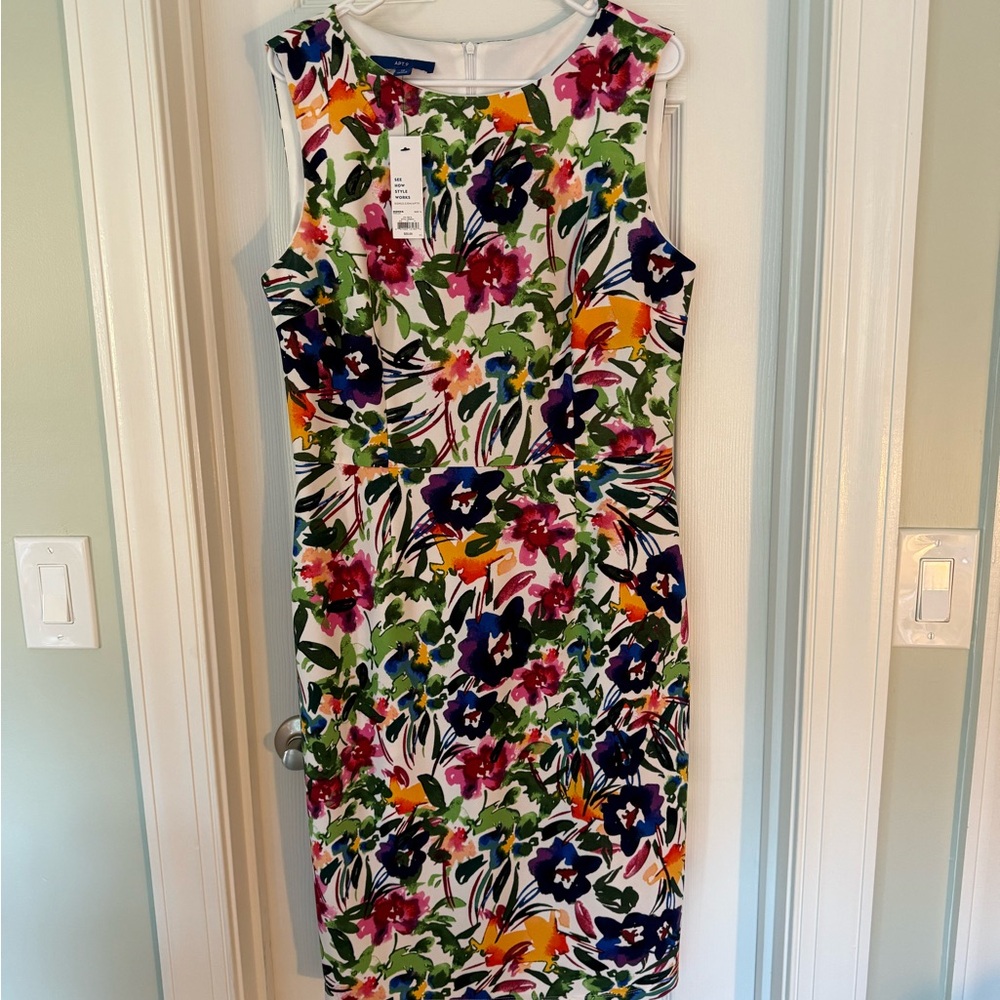 Kohl's Colorful Floral Sleeveless Midi Dress